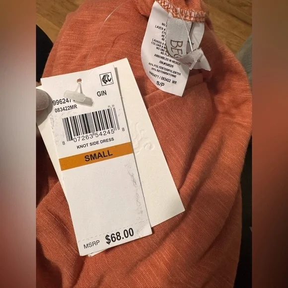 Becca It's a Breeze Twist Back Cover-Up Dress in Orange - Picture 7 of 7